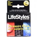 Lifestyles Condoms Pleasure Pack - 3 Pack Sex Toy