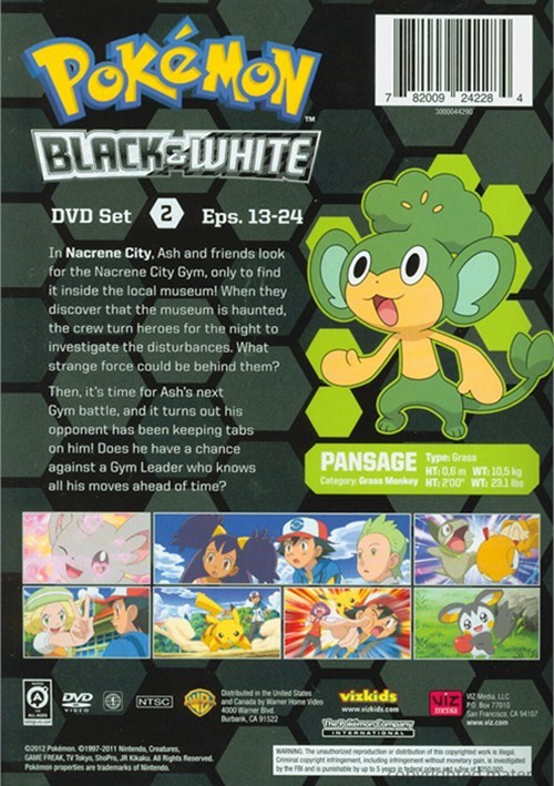 Pokemon Black and White DVD