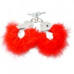 Fetish Fantasy Feather Love Cuffs - Red Sex Toy